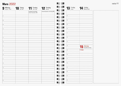 Kalender A5 Gemstone