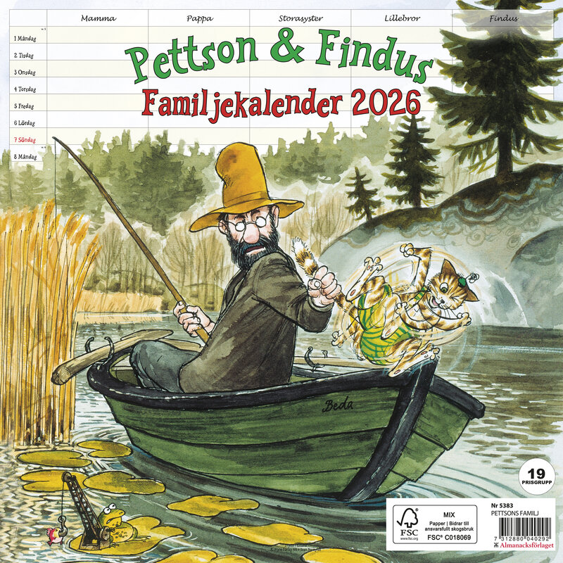 Pettsons Familjekalender FSC