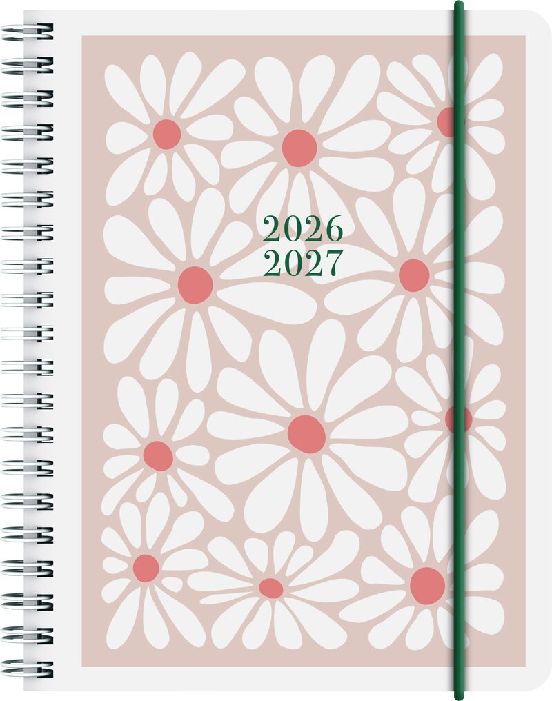 Elevkalender A6 Daisy FSC Almanacksförlaget