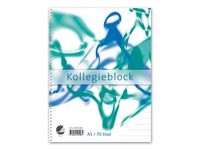 Kollegieblock A5 70g linjerat TF