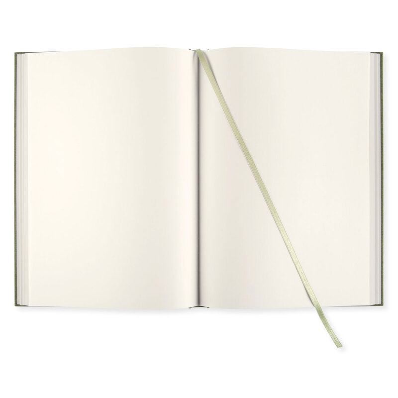 PaperStyle Notebook A4 Plain Khaki green