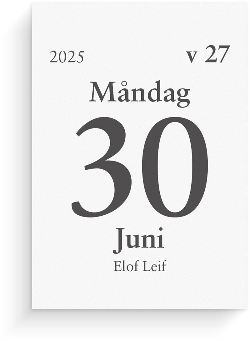 Kalender 25/26 Dagblock Studieåret