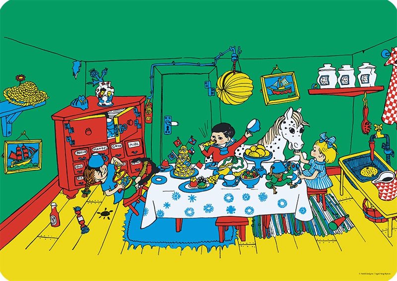 Underlägg Pippi Långstrump har kalas