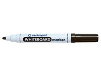 Whiteboardpenna CENTROPEN rund svart