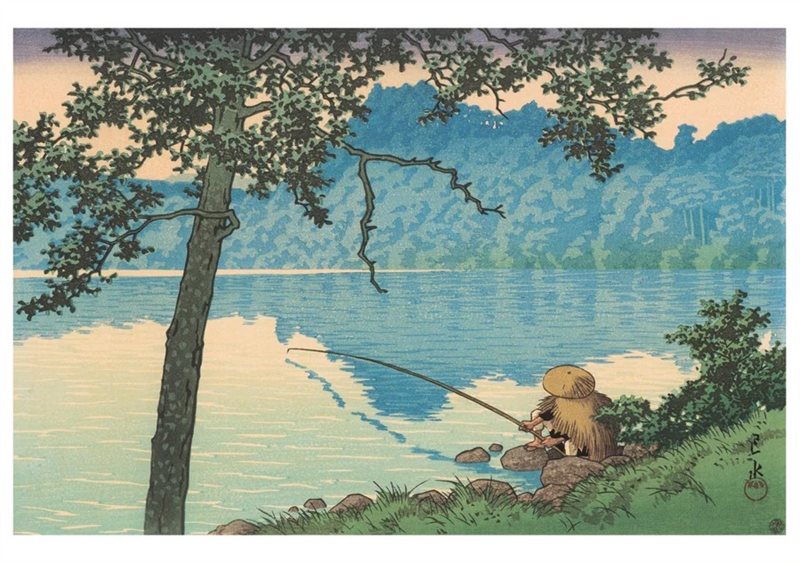 Lake Matsubara Notecard