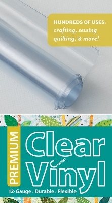 Premium Clear Vinyl Roll 16" x 1½ Yard Roll