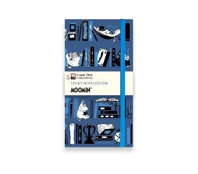 Moomin Bookshelves Flame Tree Sticky Notes Folder