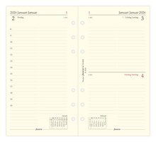 Filofax Personal Refill 2026 Dag/Sida