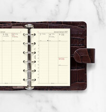 Filofax - Pocket Refill 2027 Vecka/Uppslag Vertikal