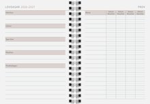 Elevkalender A6 Daisy FSC Almanacksförlaget