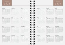 Elevkalender A6 Daisy FSC Almanacksförlaget