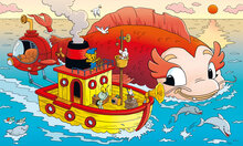 Pussel Bamse och havets hemlighet 100 bitar