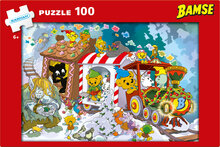 Pussel Bamse Jul 100 bitar