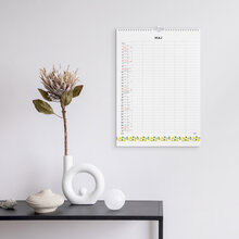Familjekalender 2027 Illustrerad blomster