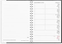Liten Veckokalender, svart plast, FSC Mix